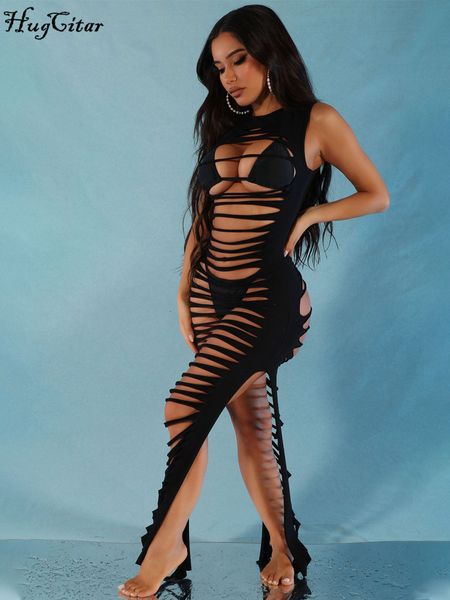 solid hollow out see through sleeveless revealing maxi dress bodycon 2022 summer women fashion outfits beachwear, Black;gray
solid hollow out see through sleeveless revealing maxi dress bodycon 2022 summer women fashion outfits beachwear, Black;gray