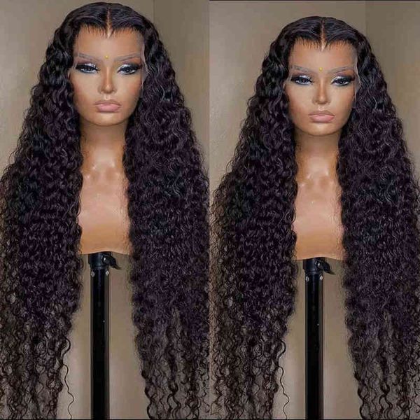 nxy wigs kinky curly human hair loose deep wave transparent lace frontal for women natura brazilian s220701, Black
nxy wigs kinky curly human hair loose deep wave transparent lace frontal for women natura brazilian s220701, Black