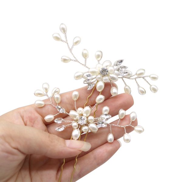 flower pearl wedding headpieces pins for bridal hair clips headpiece hair accessories women jewelry, Silver
flower pearl wedding headpieces pins for bridal hair clips headpiece hair accessories women jewelry, Silver