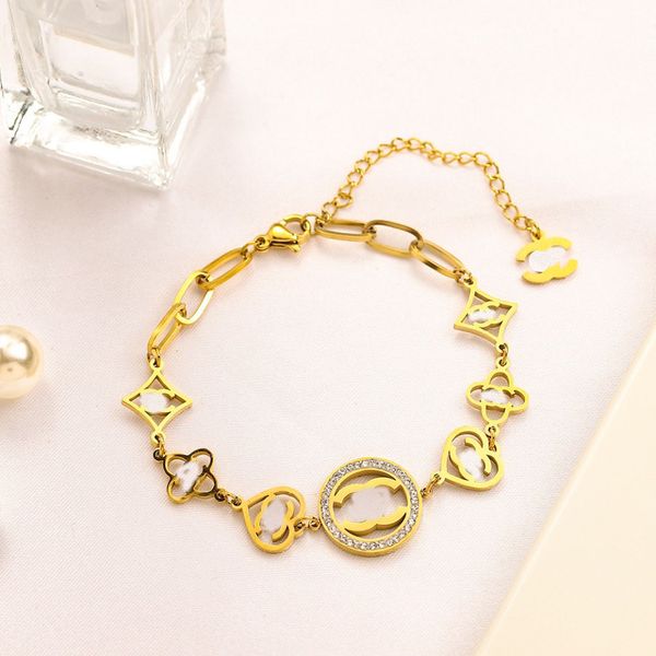 designer stainless steel bracelets chain luxury brand double letter steels seal bangle fashion mens womens golden adjustable link bracelet j, Black
designer stainless steel bracelets chain luxury brand double letter steels seal bangle fashion mens womens golden adjustable link bracelet j, Black