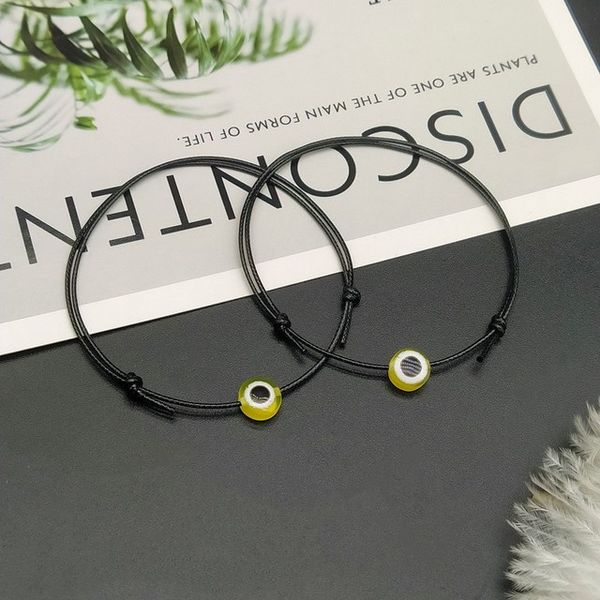 2 pcs flat blue evil eye women men handmade lucky bracelet girl boy adjustable black red string bracelets femme fashion jewelry, Golden;silver
2 pcs flat blue evil eye women men handmade lucky bracelet girl boy adjustable black red string bracelets femme fashion jewelry, Golden;silver