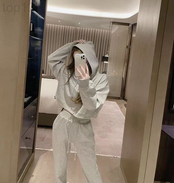 women's tracksuits designer grey sports suit women's spring senior sense fried street leisure fashion design hooded sweater two-pi, Gray
women's tracksuits designer grey sports suit women's spring senior sense fried street leisure fashion design hooded sweater two-pi, Gray