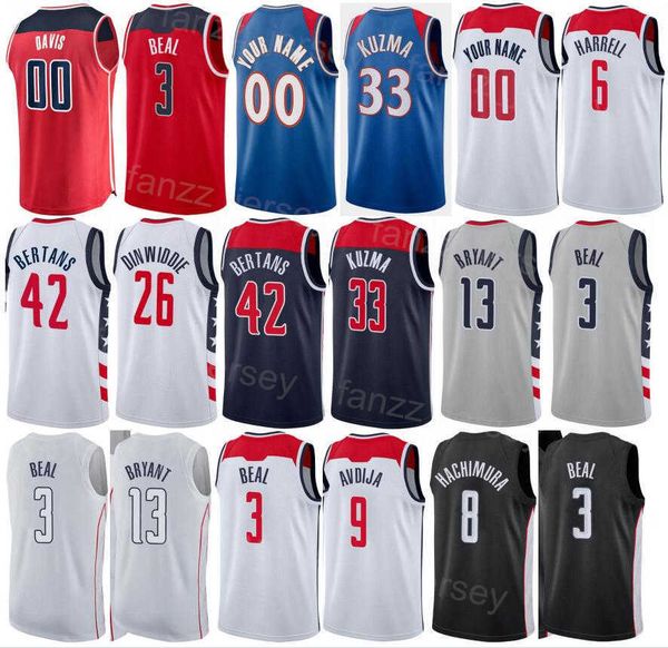 draft pick screen print johnny davis basketball jersey kristaps porzingis 6 daniel gafford 21 bradley beal 3 kyle kuzma kentavious caldwell-, Black;red
draft pick screen print johnny davis basketball jersey kristaps porzingis 6 daniel gafford 21 bradley beal 3 kyle kuzma kentavious caldwell-, Black;red
