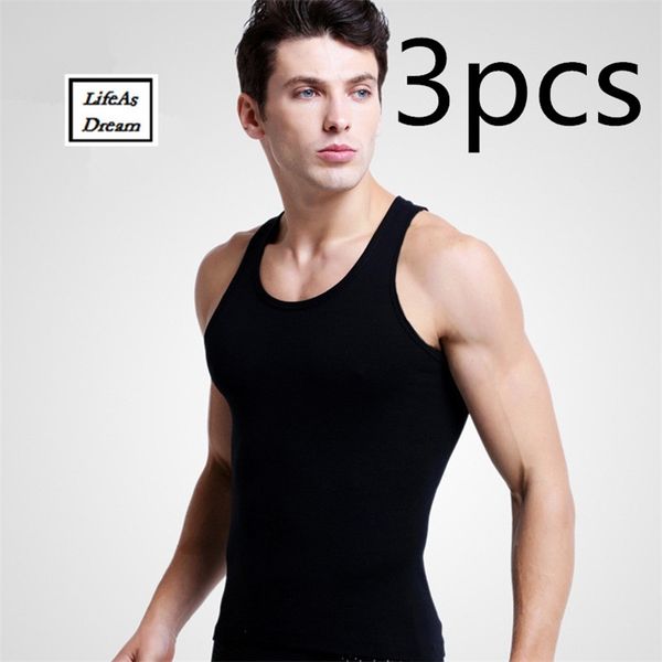 3pcs men fitness tank casual sports sleeveless shirt male vest fashion bodybuilding man gym workout clothing pure singlet 220426, White;black
3pcs men fitness tank casual sports sleeveless shirt male vest fashion bodybuilding man gym workout clothing pure singlet 220426, White;black