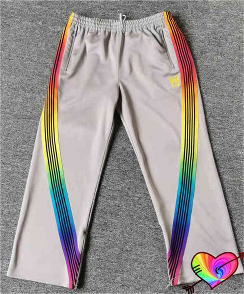 2022 rainbow ribbon needles awge pants men women colorful stripe needles pants embroidery butterfly trousers t220803, Black
2022 rainbow ribbon needles awge pants men women colorful stripe needles pants embroidery butterfly trousers t220803, Black