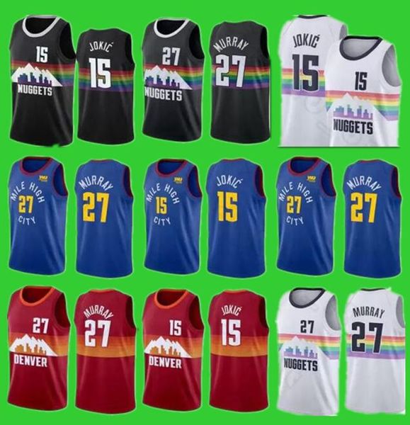 15 jokic jamal 27 murray basketball jersey nikola denvers 2022 men stephen 30 curry klay 11 thompson james 33 wiseman nuggetes red black whi, Black;red
15 jokic jamal 27 murray basketball jersey nikola denvers 2022 men stephen 30 curry klay 11 thompson james 33 wiseman nuggetes red black whi, Black;red