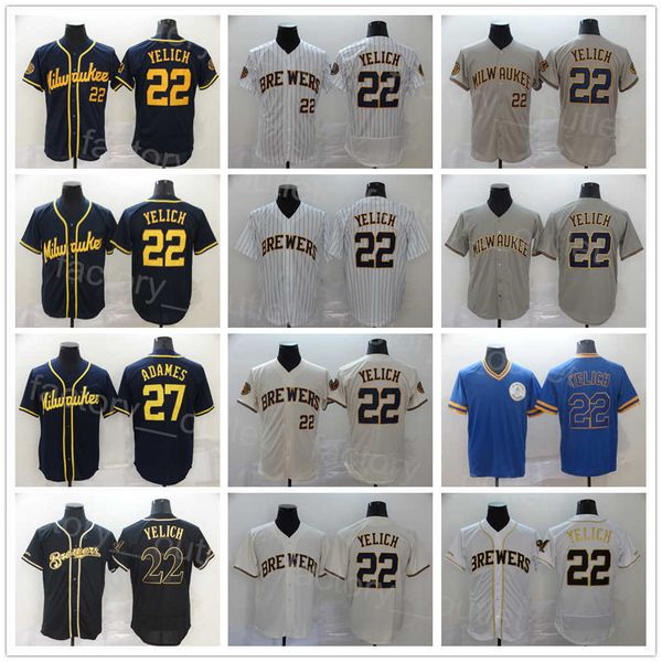 men city connect blank baseball 22 christian yelich jersey 27 willy adames 19 robin yount team color navy blue white grey black beige flexba, Blue;black
men city connect blank baseball 22 christian yelich jersey 27 willy adames 19 robin yount team color navy blue white grey black beige flexba, Blue;black