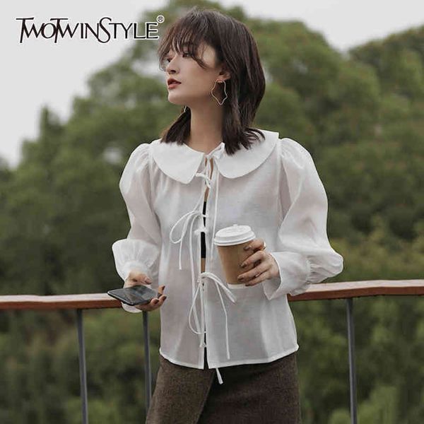 kawaii sweet white shirt for women lapel collar puff sleeves elegant shirts female spring fashion 210423
kawaii sweet white shirt for women lapel collar puff sleeves elegant shirts female spring fashion 210423