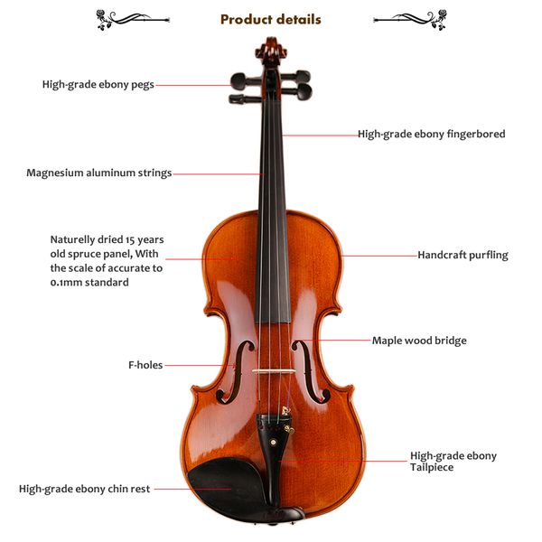 tongling brand high-grade natural stripes maple full hand-made alcohol paint violin violino 4/4 3/4 with case shoulder rest bow
tongling brand high-grade natural stripes maple full hand-made alcohol paint violin violino 4/4 3/4 with case shoulder rest bow