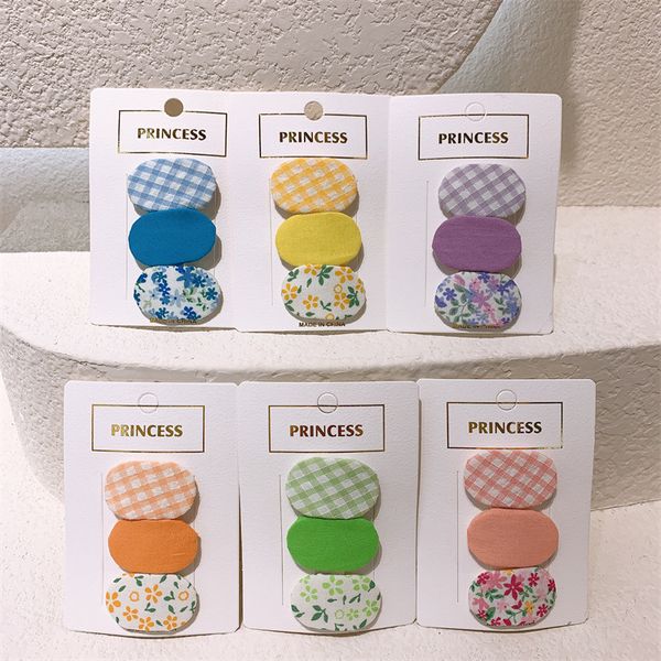 3 pcs korean fashion cute baby children's small oval bb clip sweet girl princess plaid floral fabric hairpins hair accessories, Slivery;white
3 pcs korean fashion cute baby children's small oval bb clip sweet girl princess plaid floral fabric hairpins hair accessories, Slivery;white