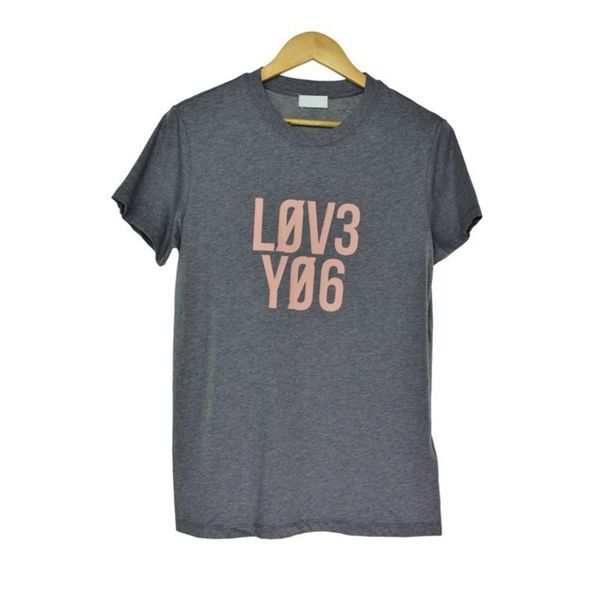 women's t-shirt spring / summer alphabet printed t-shirt round neck short sleeve casual gray black, White
women's t-shirt spring / summer alphabet printed t-shirt round neck short sleeve casual gray black, White