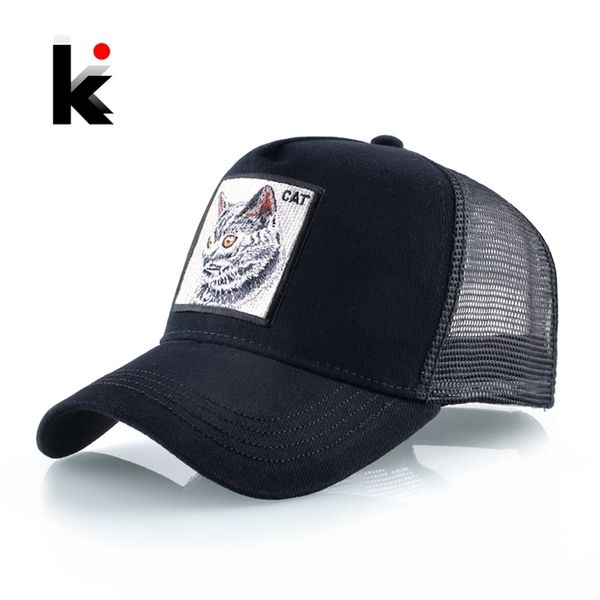 women's baseball cap with cat embroidery patch mesh dad hat women fashion streetwear hip hop trucker caps visor hats 220318, Blue;gray
women's baseball cap with cat embroidery patch mesh dad hat women fashion streetwear hip hop trucker caps visor hats 220318, Blue;gray
