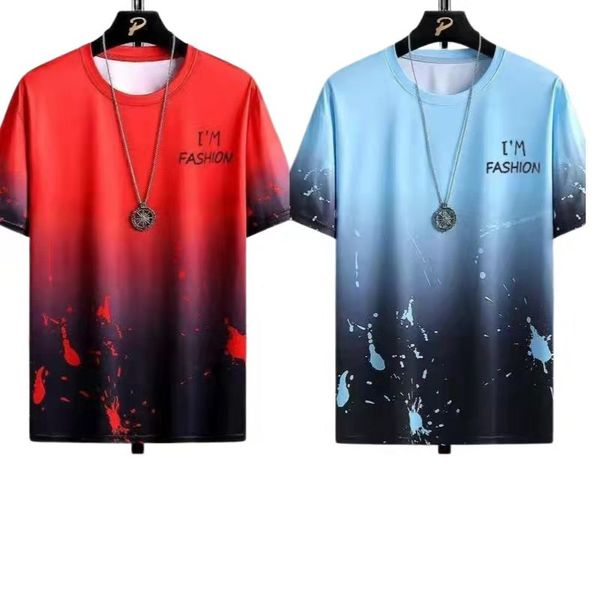 men's t-shirts summer men's ice silk short sleeve suit t-shirt tide brand ins korean style loose gradient clothes 2-piece package, White;black
men's t-shirts summer men's ice silk short sleeve suit t-shirt tide brand ins korean style loose gradient clothes 2-piece package, White;black