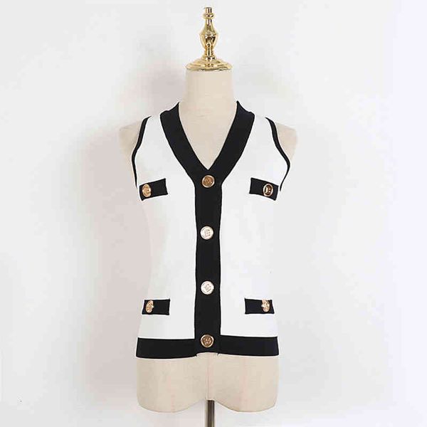 women's tanks & camis 2022 early summer gold button slim v-neck off shoulder color matching versatile vest sweater b139, White
women's tanks & camis 2022 early summer gold button slim v-neck off shoulder color matching versatile vest sweater b139, White
