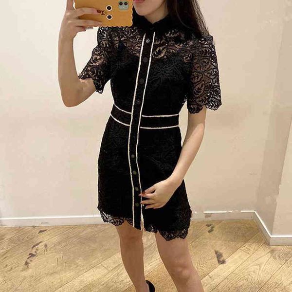 french elegant s family spring and summer women's wear contrast cross stripe lace dress, Black;gray
french elegant s family spring and summer women's wear contrast cross stripe lace dress, Black;gray