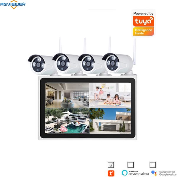 hd 3.0mp 4ch wireless camera kits 10inch 2 in 1 lcd nvr 4pcs outdoor ip wifi camera real p2p survillance video set diy cctv security system
hd 3.0mp 4ch wireless camera kits 10inch 2 in 1 lcd nvr 4pcs outdoor ip wifi camera real p2p survillance video set diy cctv security system
