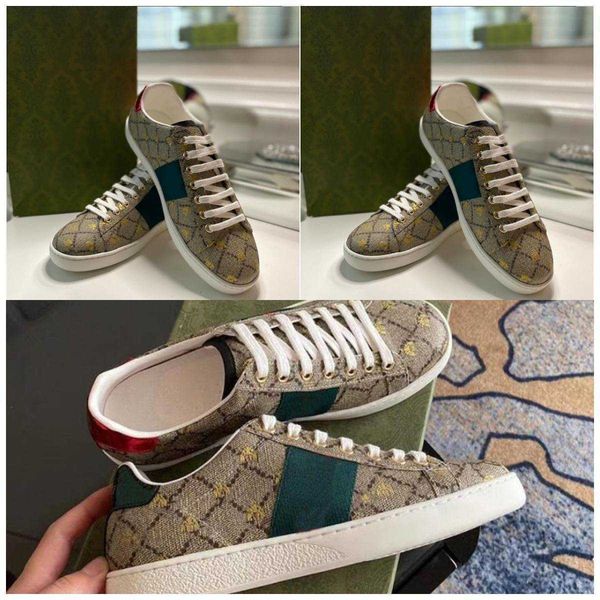 designer women shoes snake bee embroidered ace leather sneaker low-leather trainers white rubber bottom brand crystal stripes pattern, Black
designer women shoes snake bee embroidered ace leather sneaker low-leather trainers white rubber bottom brand crystal stripes pattern, Black