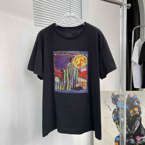 women's t-shirt gvc art embroidery letters death painting stickers short sleeve t-shirt personality trend men and women alike, White
women's t-shirt gvc art embroidery letters death painting stickers short sleeve t-shirt personality trend men and women alike, White