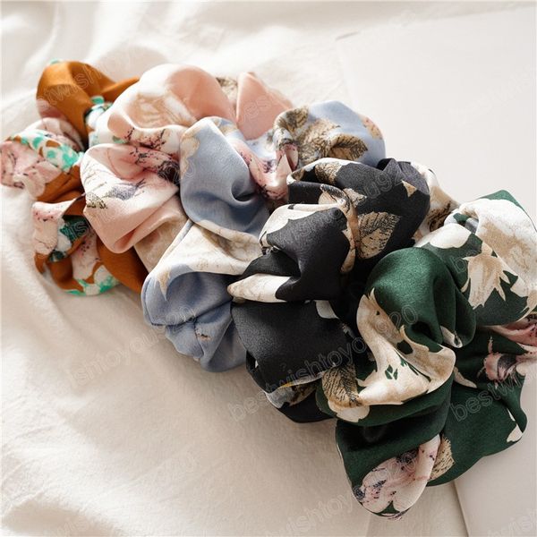 fashion flower print hairbands satin elastic rubber bands women ponytail holder vintage headdress femme hair accessories, Pink
fashion flower print hairbands satin elastic rubber bands women ponytail holder vintage headdress femme hair accessories, Pink