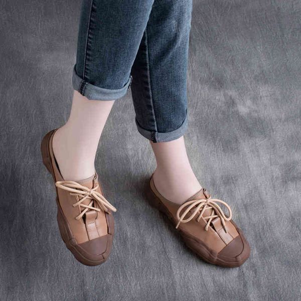 slippers spring handsome cowhide college style lace up flat bottomed baotou slippers for women ijy5, Black
slippers spring handsome cowhide college style lace up flat bottomed baotou slippers for women ijy5, Black