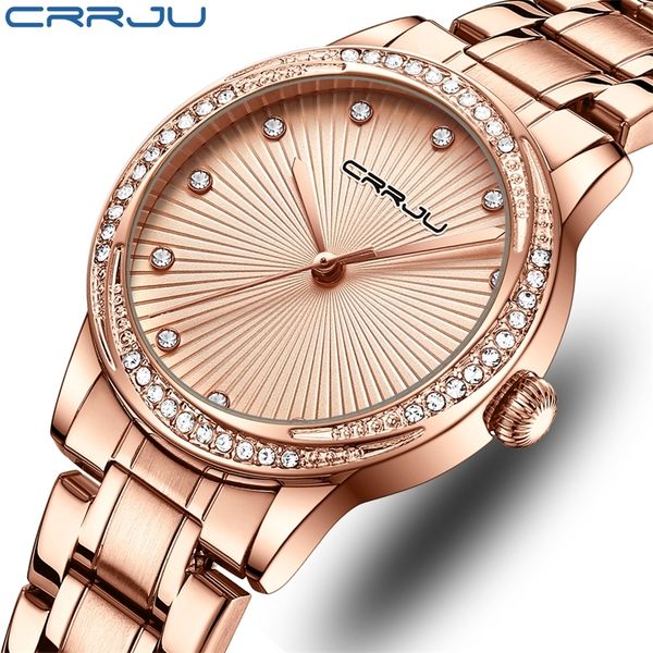 crrju women watch ladies gold bracelet stainless steel watch fashion movement quartz clock relogio feminino montre femme 220421, Slivery;golden
crrju women watch ladies gold bracelet stainless steel watch fashion movement quartz clock relogio feminino montre femme 220421, Slivery;golden