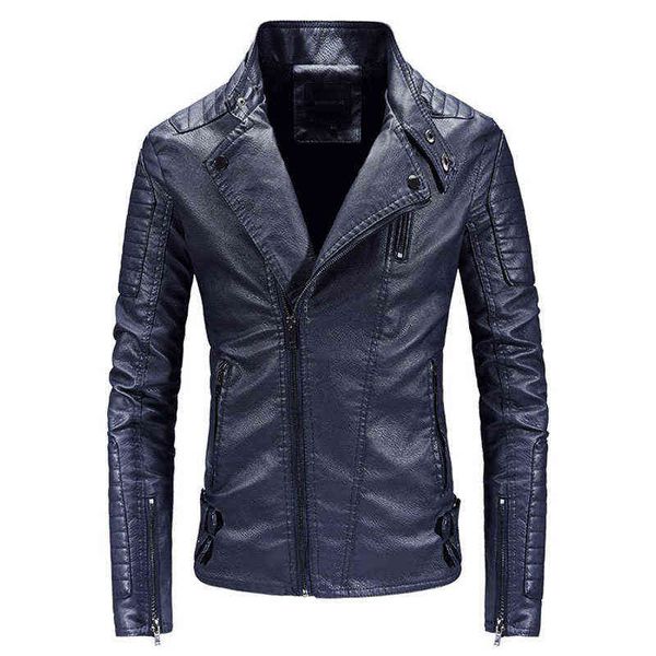 men's motorcycle jacket autumn and winter slim-fit lapel rivet faux leather jacket/plus velvet warm leather jacket t220728, Black
men's motorcycle jacket autumn and winter slim-fit lapel rivet faux leather jacket/plus velvet warm leather jacket t220728, Black