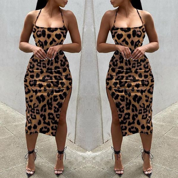 casual dresses fashion women party dress summer leopard print cisscross backless high slit night female sleeveless corset robes, Black;gray
casual dresses fashion women party dress summer leopard print cisscross backless high slit night female sleeveless corset robes, Black;gray