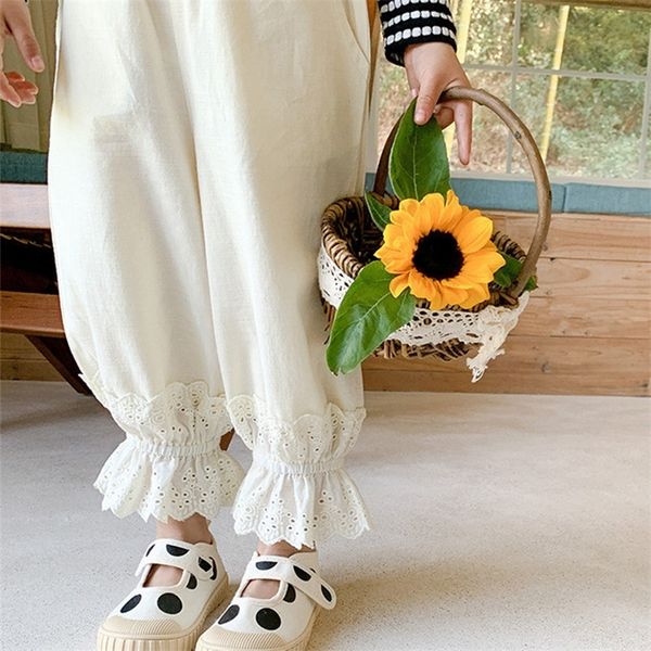 deer jonmi spring summer korean style baby girls lace lantern pants solid color embroidery toddlers kids cotton trousers 220512, Blue
deer jonmi spring summer korean style baby girls lace lantern pants solid color embroidery toddlers kids cotton trousers 220512, Blue