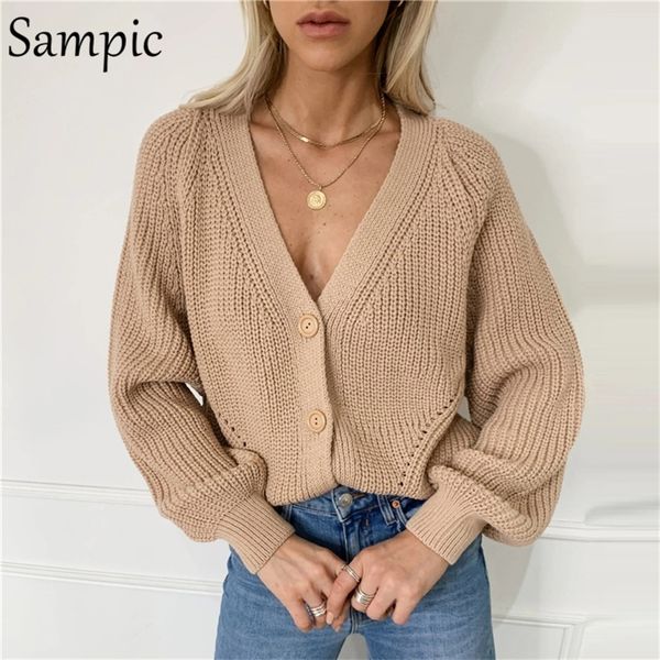 sampic vintage cardigan casual women khaki white long sleeve knitted sweater harajuku v neck sweater oversize autumn 2020 y200722, White;black
sampic vintage cardigan casual women khaki white long sleeve knitted sweater harajuku v neck sweater oversize autumn 2020 y200722, White;black