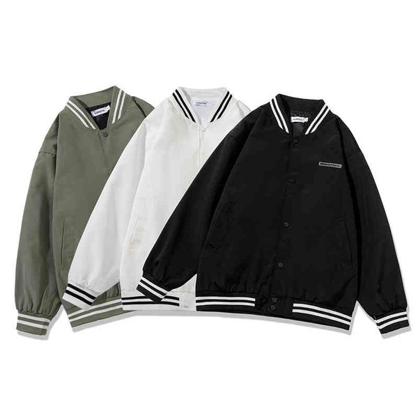 american fashion baseball suit men's spring and autumn thin work clothes couple loose jacket street trend casual coat, Black
american fashion baseball suit men's spring and autumn thin work clothes couple loose jacket street trend casual coat, Black