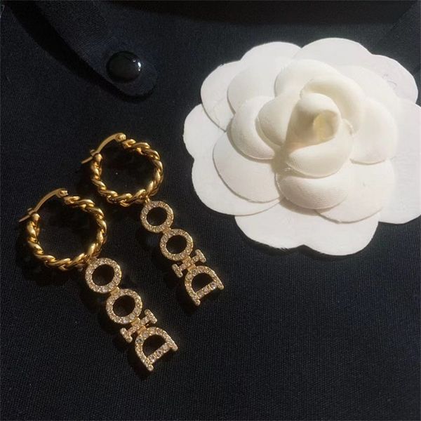ornament charm earring letter earrings antique bronze vintage classic character temperament earrings, Golden
ornament charm earring letter earrings antique bronze vintage classic character temperament earrings, Golden