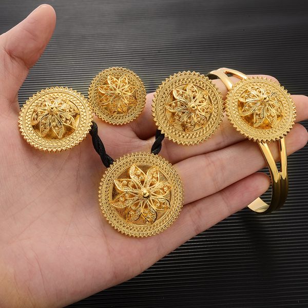 9k solid fine gold ethiopian round pendant rope chain earrings ring bangle set applique charm jewellery, Silver
9k solid fine gold ethiopian round pendant rope chain earrings ring bangle set applique charm jewellery, Silver