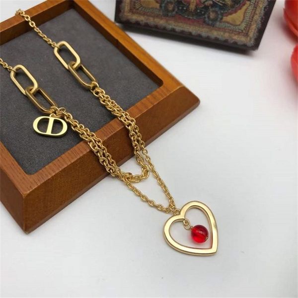 red agate smart love necklace wind splicing chain antique copper made old versatile women's sweater chain, Black
red agate smart love necklace wind splicing chain antique copper made old versatile women's sweater chain, Black