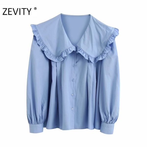 zevity new women sweet pleat ruffles turn down collar smock blouse shirts women office breasted roupas chic chemise ls7181 201201, White
zevity new women sweet pleat ruffles turn down collar smock blouse shirts women office breasted roupas chic chemise ls7181 201201, White
