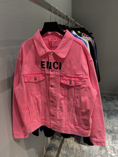 women's jackets designer autumn and winter high version b family chest embroidery heavy industry washing jacket loose men's women&, Black;brown
women's jackets designer autumn and winter high version b family chest embroidery heavy industry washing jacket loose men's women&, Black;brown