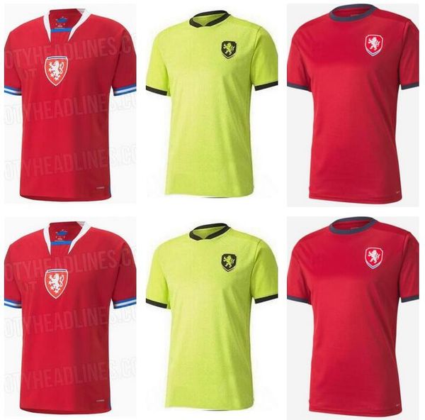 22 23 czech republic soucek schick soccer jerseys 2021 2022 2023 czechia hlozek barak maillots de foot jankto pekhart vydra krmencik footbal, Black;yellow
22 23 czech republic soucek schick soccer jerseys 2021 2022 2023 czechia hlozek barak maillots de foot jankto pekhart vydra krmencik footbal, Black;yellow