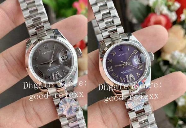 28mm blue gray ladys automatic watches womens watch eta 2671 movement 178383 steel ladies wf date president 279166 sapphire wristwatches, Slivery;brown
28mm blue gray ladys automatic watches womens watch eta 2671 movement 178383 steel ladies wf date president 279166 sapphire wristwatches, Slivery;brown