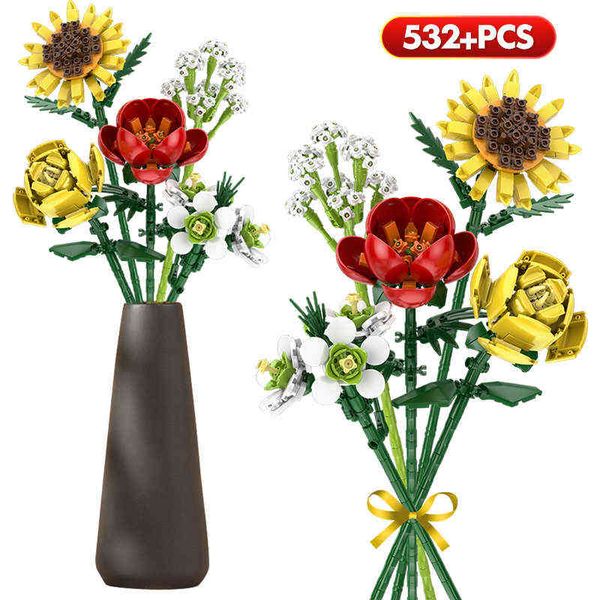 mini city friends building stone bouquet home decoration plant pickled suower rose flower meeting bricks girl toy child gift j220624
mini city friends building stone bouquet home decoration plant pickled suower rose flower meeting bricks girl toy child gift j220624