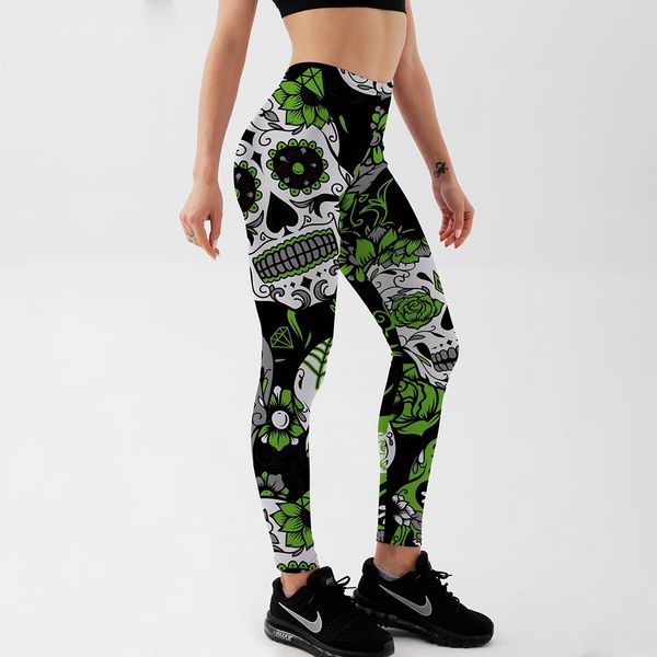 leggings fitness womens green skull siamond dazzling legging fashion stretch digital print pants cool trousers, Black
leggings fitness womens green skull siamond dazzling legging fashion stretch digital print pants cool trousers, Black