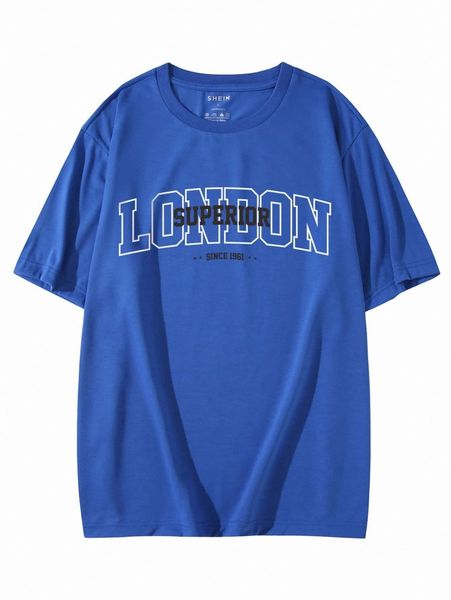 men star & letter graphic tee b4oo#, White;black 
men star & letter graphic tee b4oo#, White;black