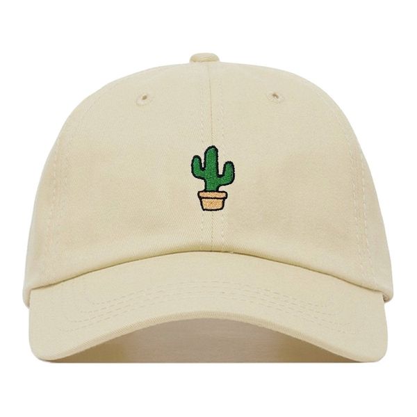 cactus embroidery baseball cap fashion couple hat summer breathable sports caps outdoor dad hats 220719, Black;white 
cactus embroidery baseball cap fashion couple hat summer breathable sports caps outdoor dad hats 220719, Black;white