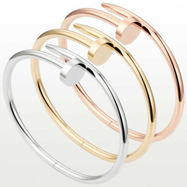 nail bracelet designer bracelets luxury jewelry for women fashion bangle titanium steel alloy gold-plated craft never fade not allergic, Black
nail bracelet designer bracelets luxury jewelry for women fashion bangle titanium steel alloy gold-plated craft never fade not allergic, Black