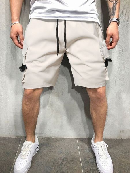 men flap pocket side drawstring waist cargo shorts t6wb#, White;black
men flap pocket side drawstring waist cargo shorts t6wb#, White;black