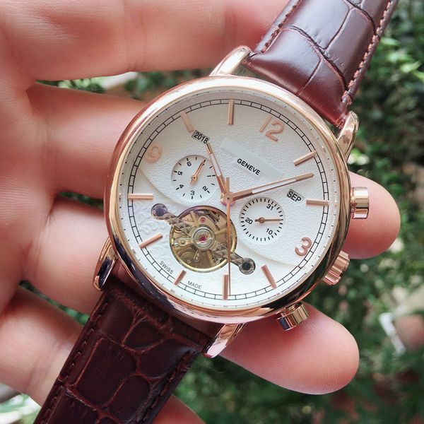 fashion mens watches daydate mechanical automatic movement luxury watch christmas gifts genuine leather band designer wristwatches for men f, Slivery;brown
fashion mens watches daydate mechanical automatic movement luxury watch christmas gifts genuine leather band designer wristwatches for men f, Slivery;brown