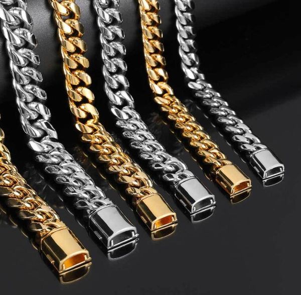 18k hip hop cuban chains gold plated round grinding encryption polishing necklace 60cm for men and women 14mm, Silver
18k hip hop cuban chains gold plated round grinding encryption polishing necklace 60cm for men and women 14mm, Silver