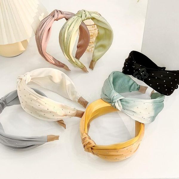 fashion women's headwear wide side rhinestone hairband fresh color spring headbadn center knot turban hair accessories, Slivery;white
fashion women's headwear wide side rhinestone hairband fresh color spring headbadn center knot turban hair accessories, Slivery;white