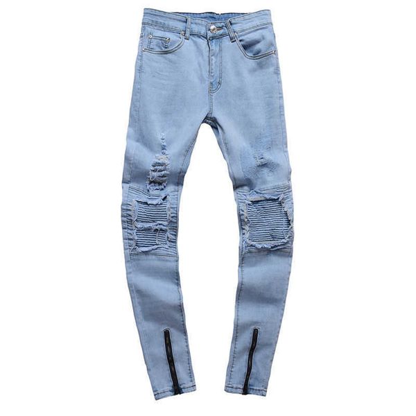 mens new hip hop ripped jeans 2020 destroyed hole skinny biker jeans zipper decorative light blue denim pantscowboy
mens new hip hop ripped jeans 2020 destroyed hole skinny biker jeans zipper decorative light blue denim pantscowboy