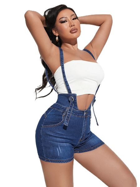 asymmetrical w.aist g.rommet e.yelet s.trap d.enim overalls j56e#, Black;white 
asymmetrical w.aist g.rommet e.yelet s.trap d.enim overalls j56e#, Black;white