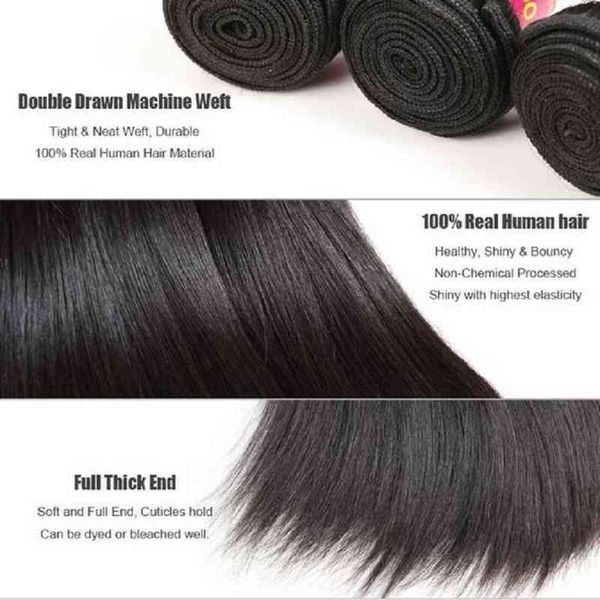 hair extensions pieces hueso recto pelo mechones 32 34 36 38 40 pulgadas extensiones de cabello humano brasileo la armadura recta 220222, Black;brown
hair extensions pieces hueso recto pelo mechones 32 34 36 38 40 pulgadas extensiones de cabello humano brasileo la armadura recta 220222, Black;brown