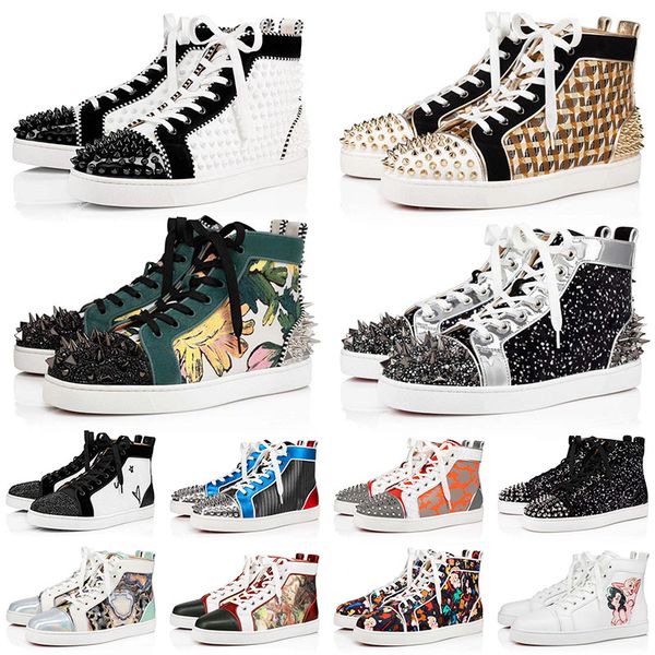 wholesale mens luxurys designers red bottom casual shoes designer womens trainers platform sneakers trainers leather suede loafers bottoms c, White;red
wholesale mens luxurys designers red bottom casual shoes designer womens trainers platform sneakers trainers leather suede loafers bottoms c, White;red